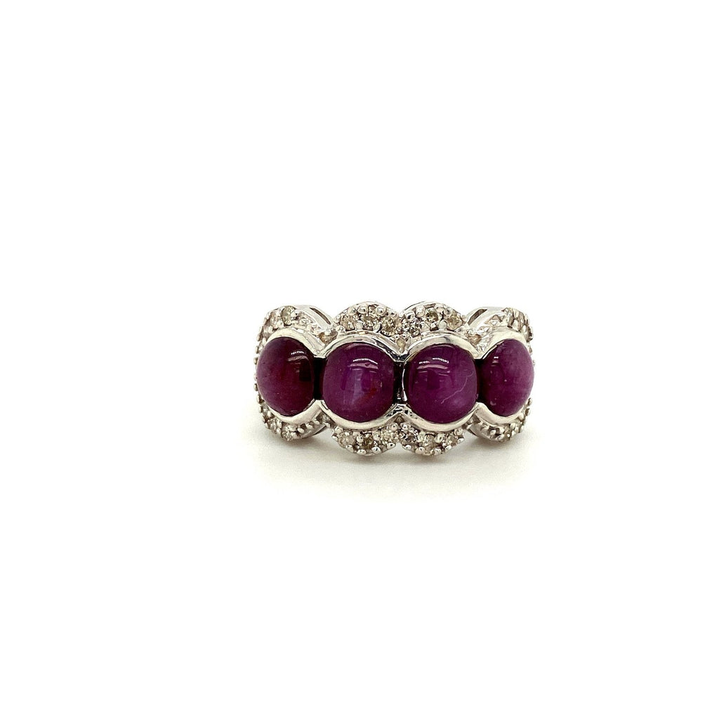 Ruby Ring in .925 Sterling Silver - KSR 14779
