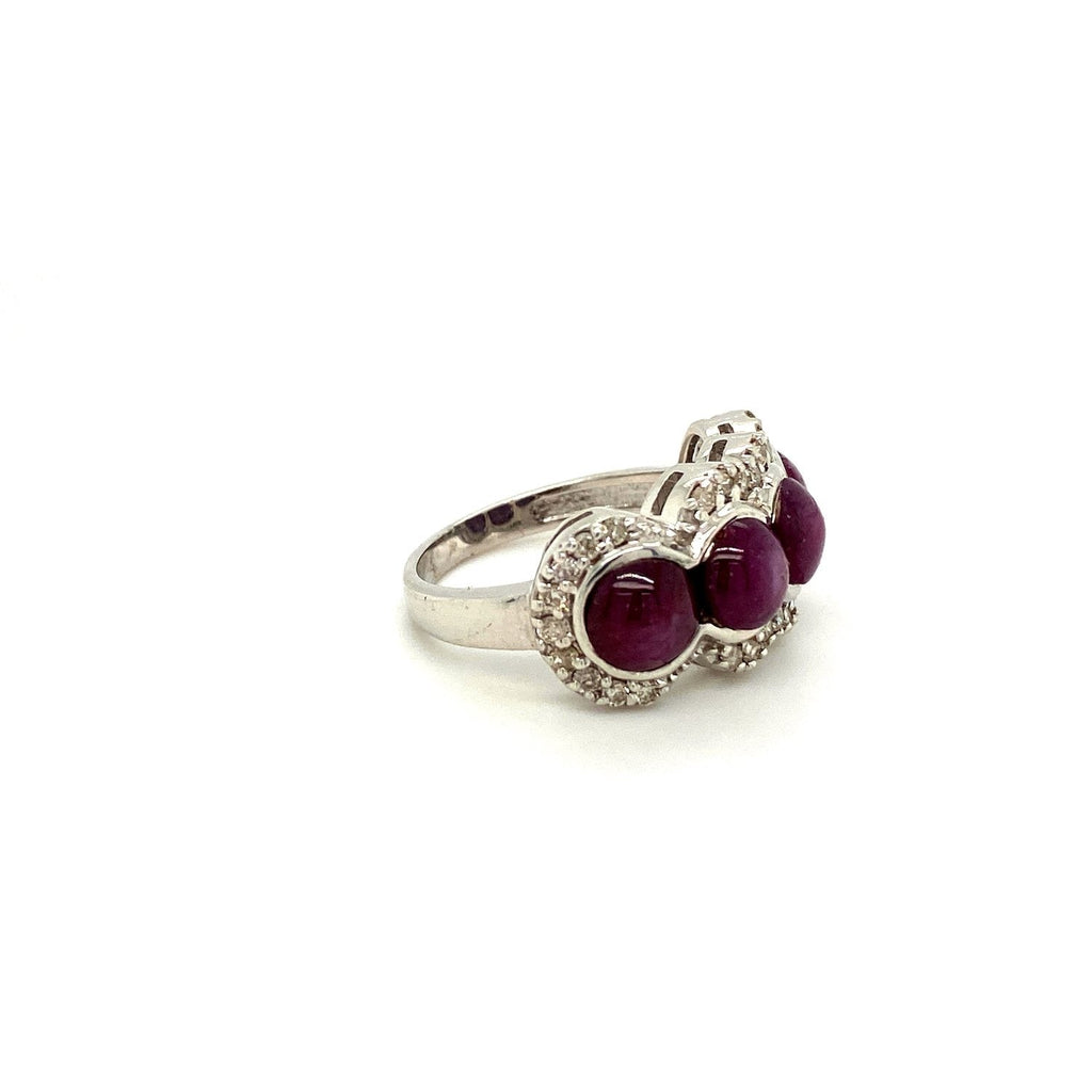 Ruby Ring in .925 Sterling Silver - KSR 14779